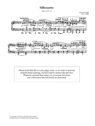 Book cover for Silhouette, Op.8 No.2