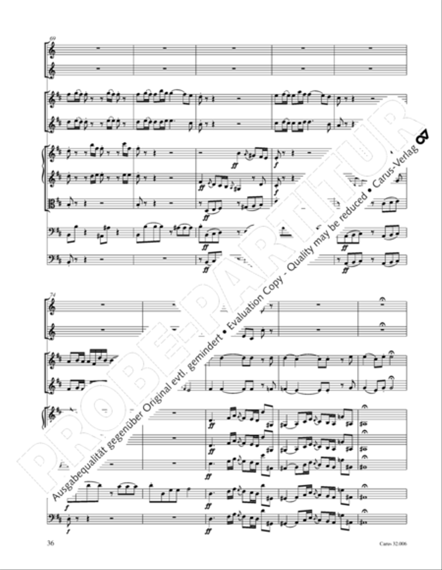 Gesamtausgabe Band 6 (Orchestermusik III: Sinfonien) Orchestra scores gallery preview page 53