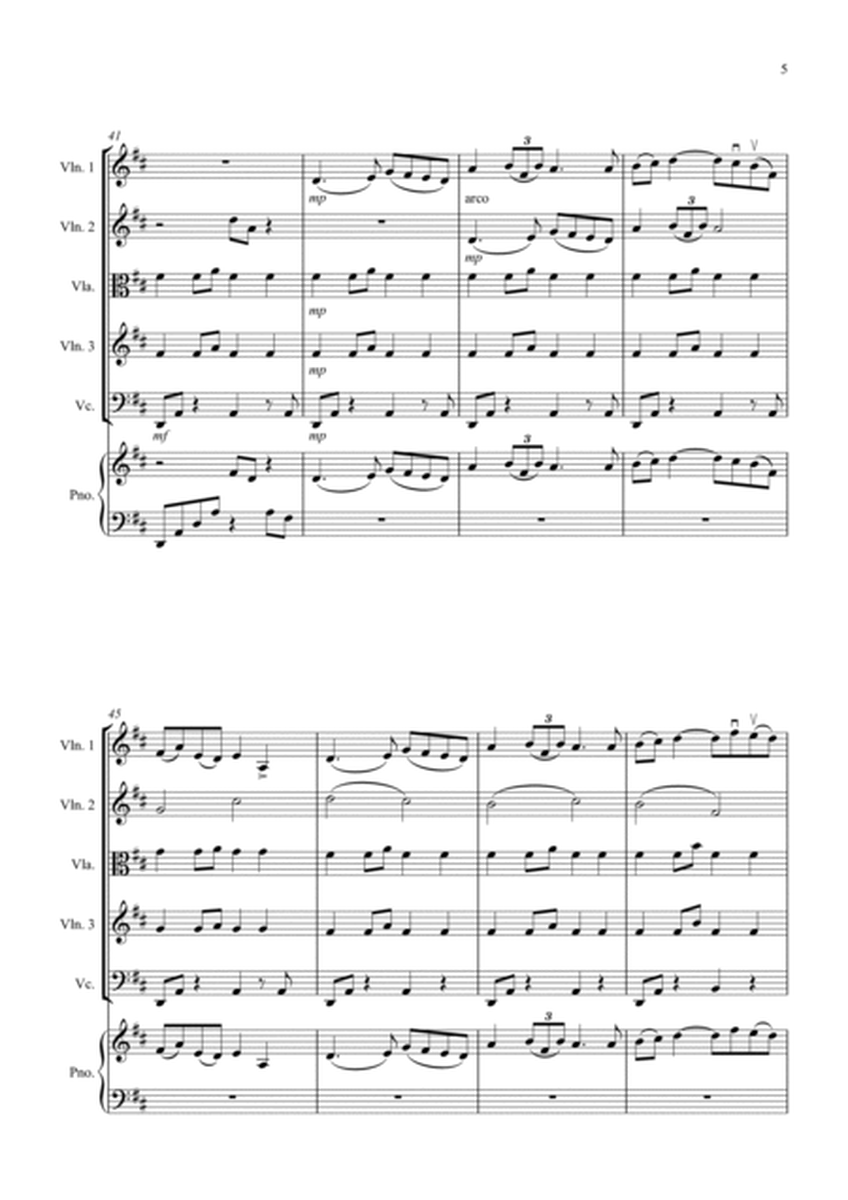 Intermezzo (Fantasia from Carmen) for String Quartet image number null