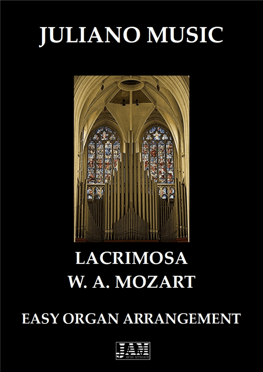 LACRIMOSA (EASY ORGAN) - W. A. MOZART LACRIMOSA (EASY ORGAN) - W. A. MOZART Organ Solo scores gallery preview page 1