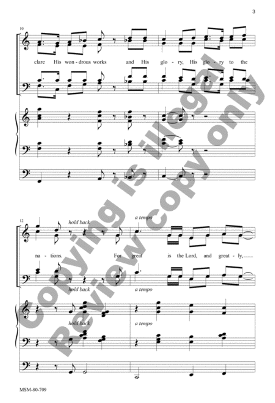 Sing with Joy 4-Part scores gallery preview page 4