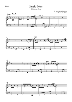 Jingle Bells - Jazz Version (Christmas Song) for Piano Solo