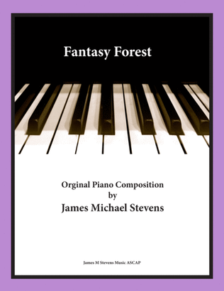 Book cover for Fantasy Forest - Ambient Piano