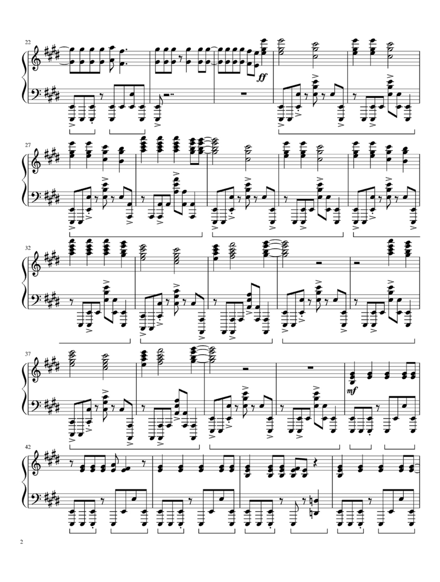 Machine Easy Piano scores gallery preview page 2