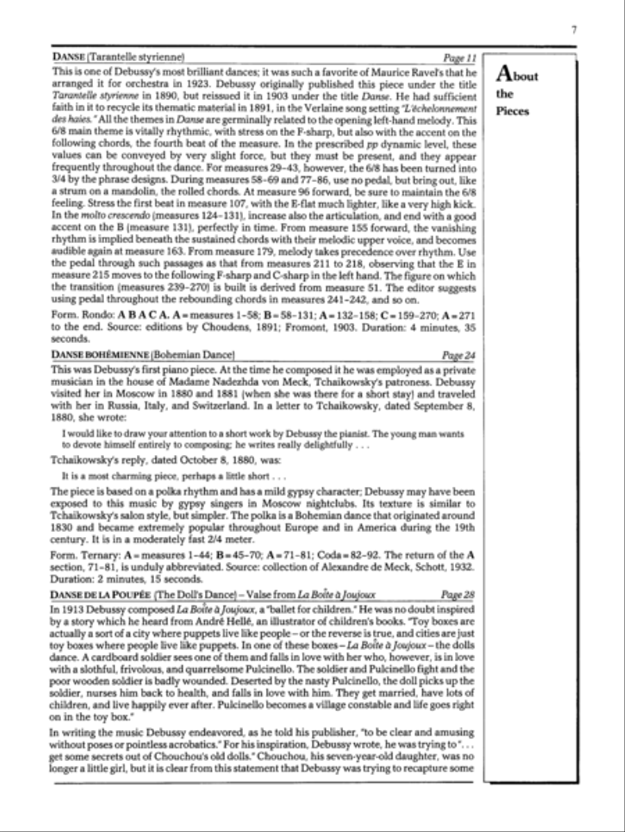 Dances of Debussy Dances of Debussy Piano Solo scores gallery preview page 18