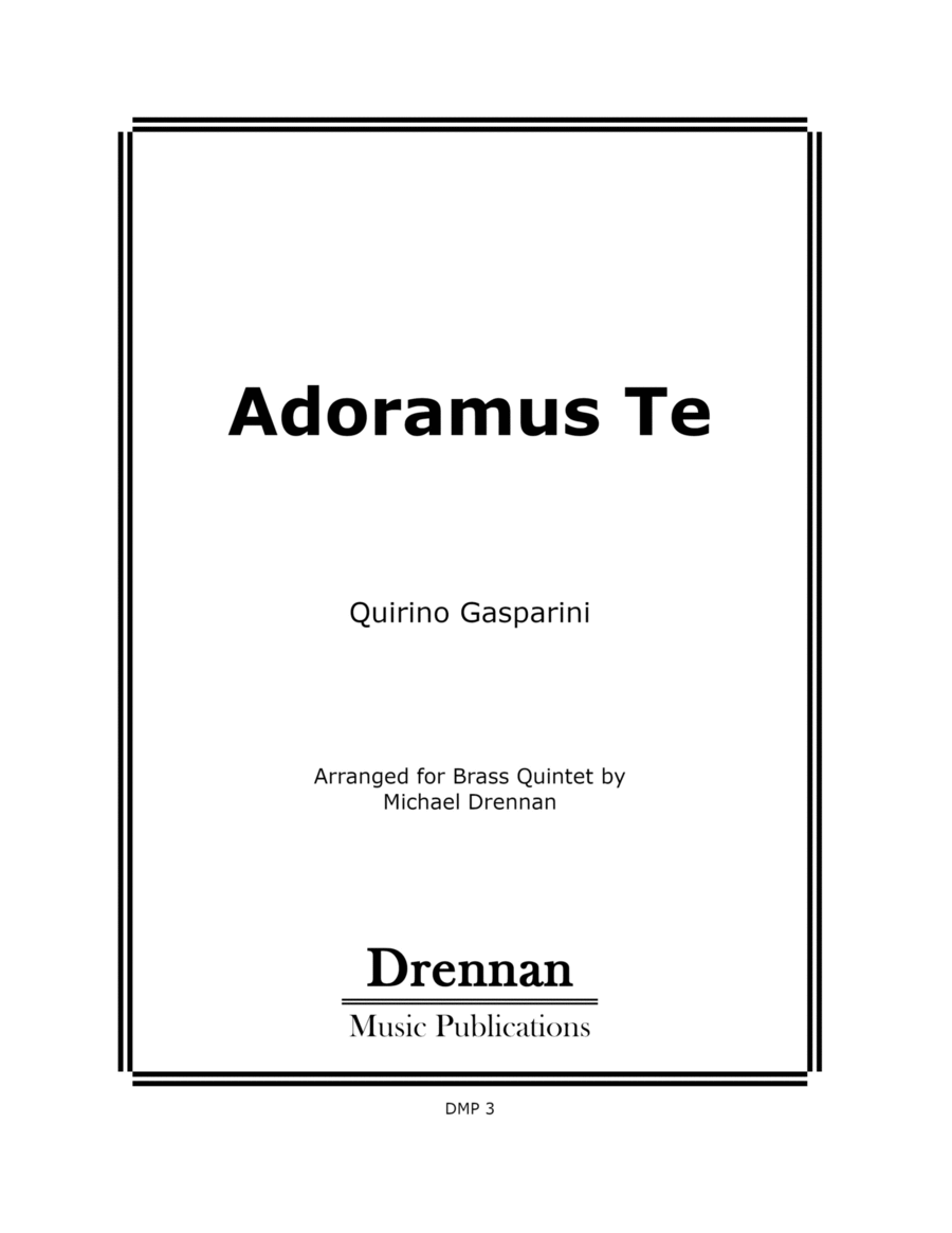 Adoramus Te Brass Ensemble scores gallery preview page 1