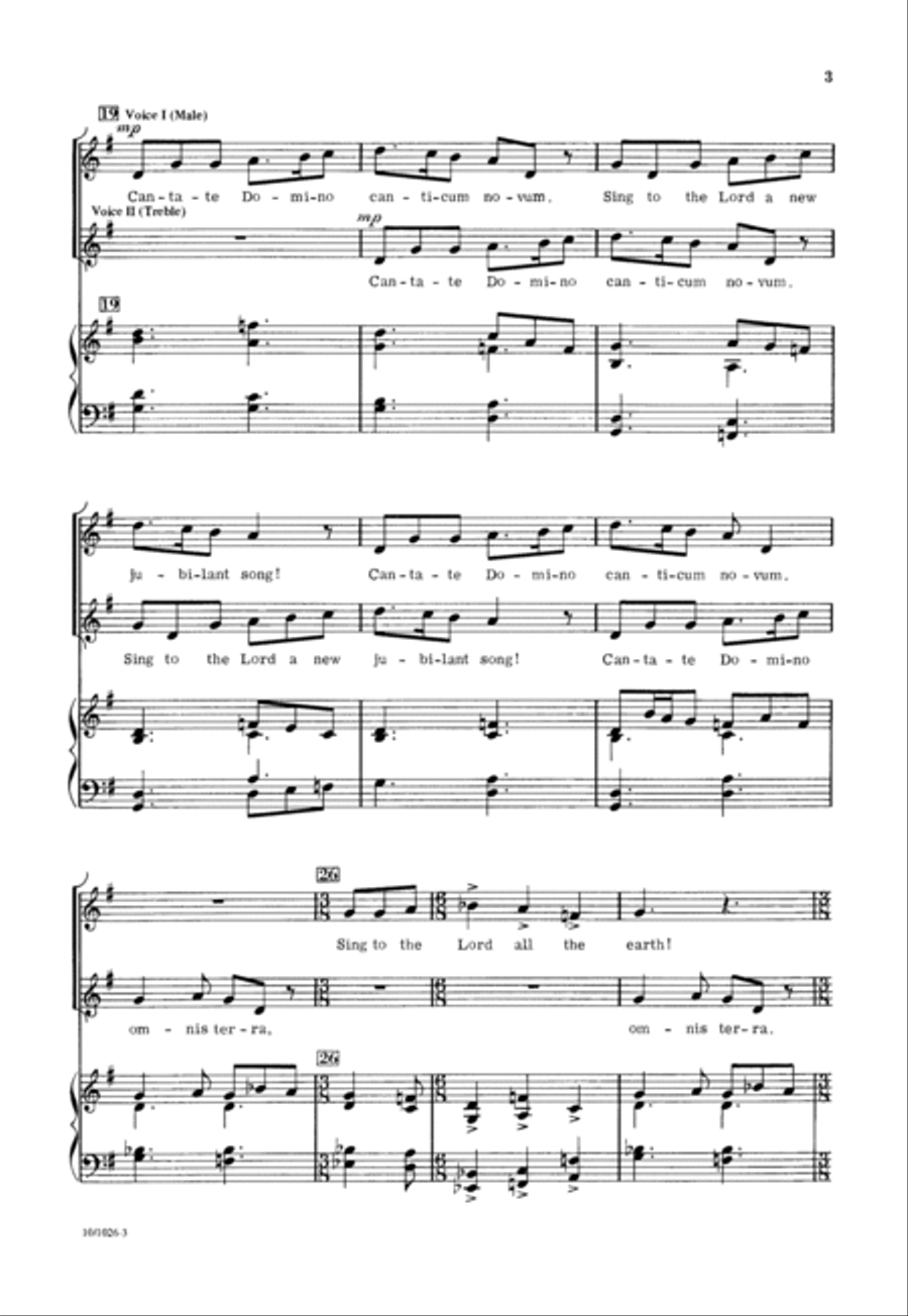 A Jubilant Song A Jubilant Song 2-Part scores gallery preview page 3