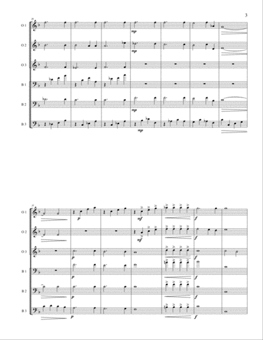 Prayer, Op. 48, No. 1 Prayer, Op. 48, No. 1 Small Ensemble scores gallery preview page 3