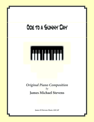 Book cover for Ode to a Sunny Day