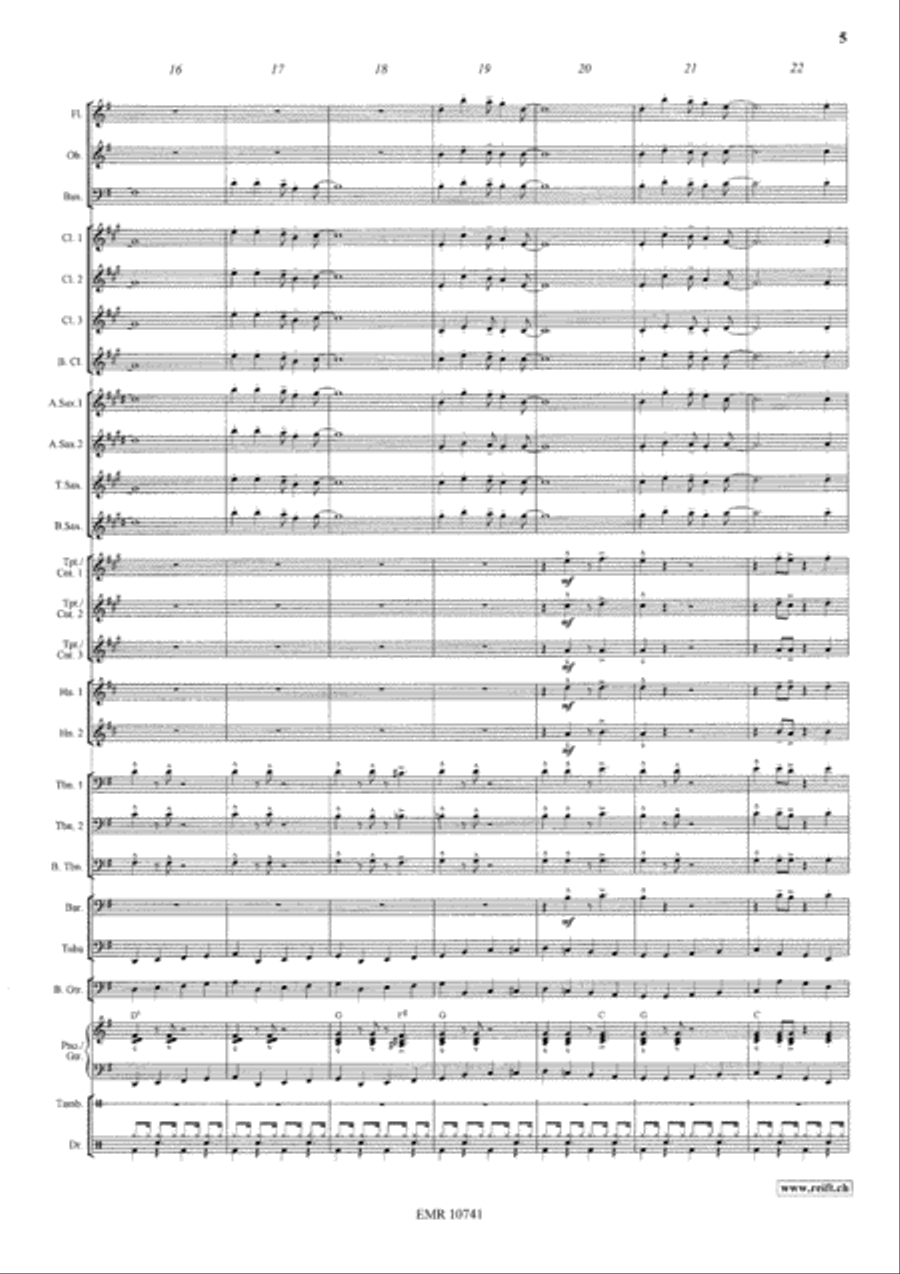 Swingle Bells Concert Band scores gallery preview page 6