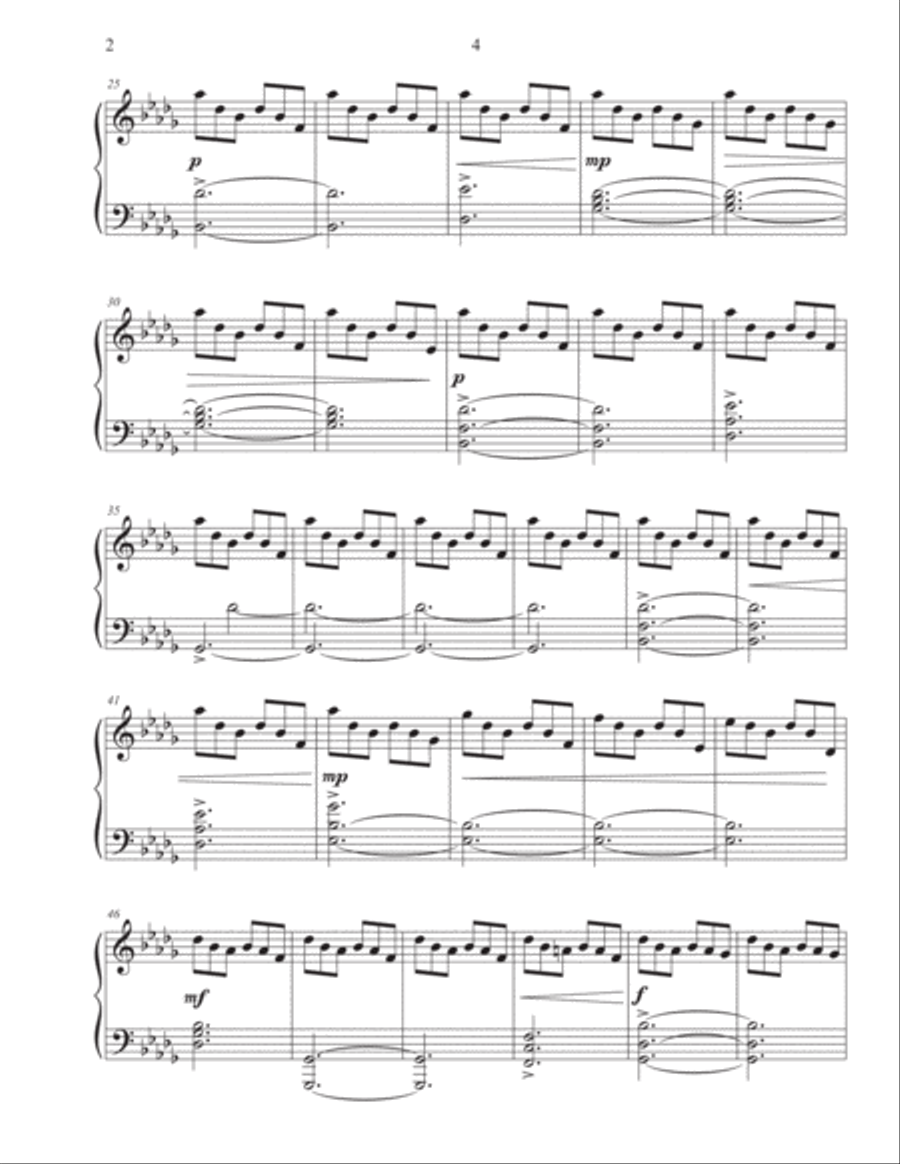 4 'an image' Piano Solo scores gallery preview page 2