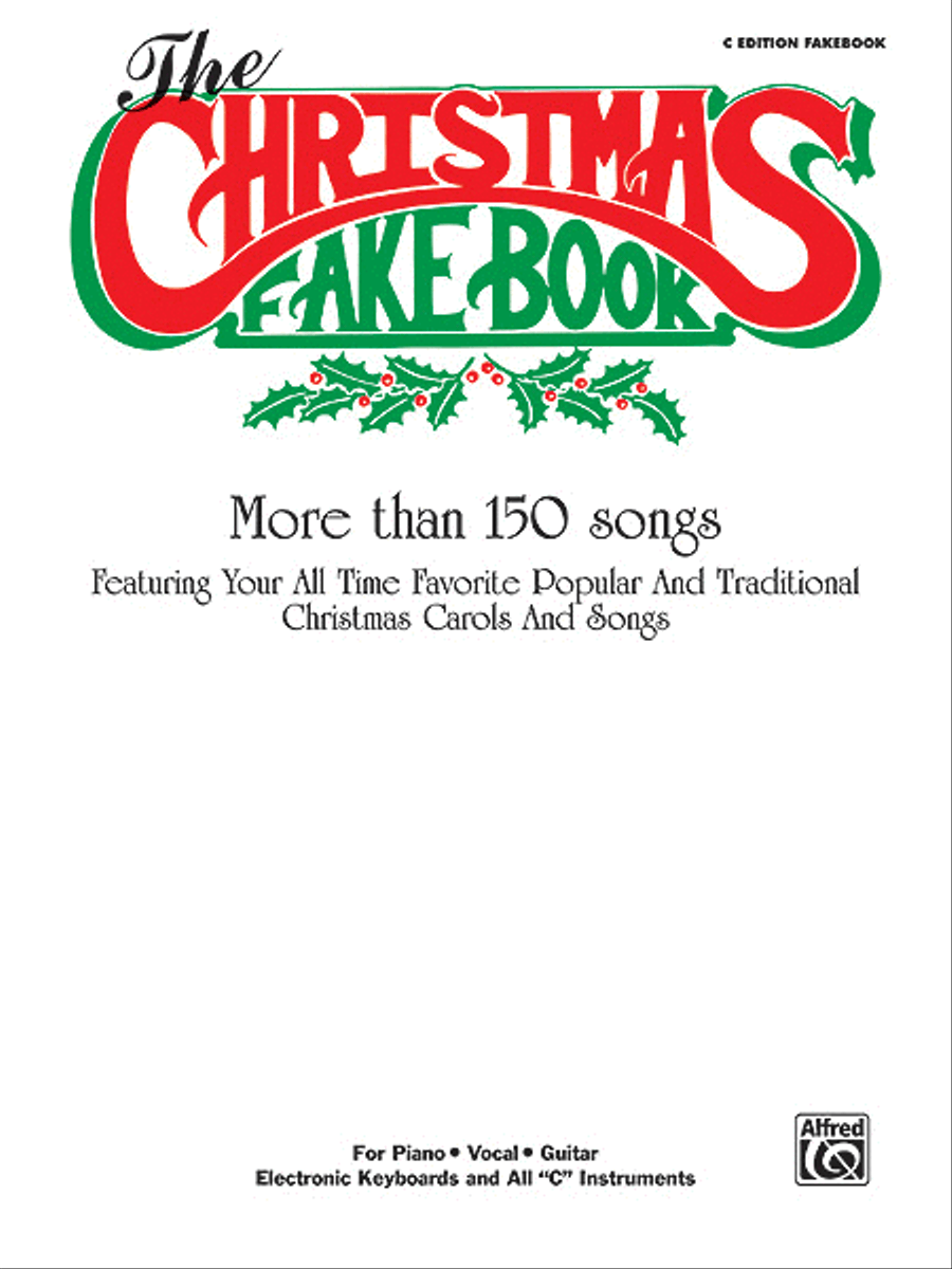 New Christmas Fake Book - C Edition Voice scores gallery preview page 1