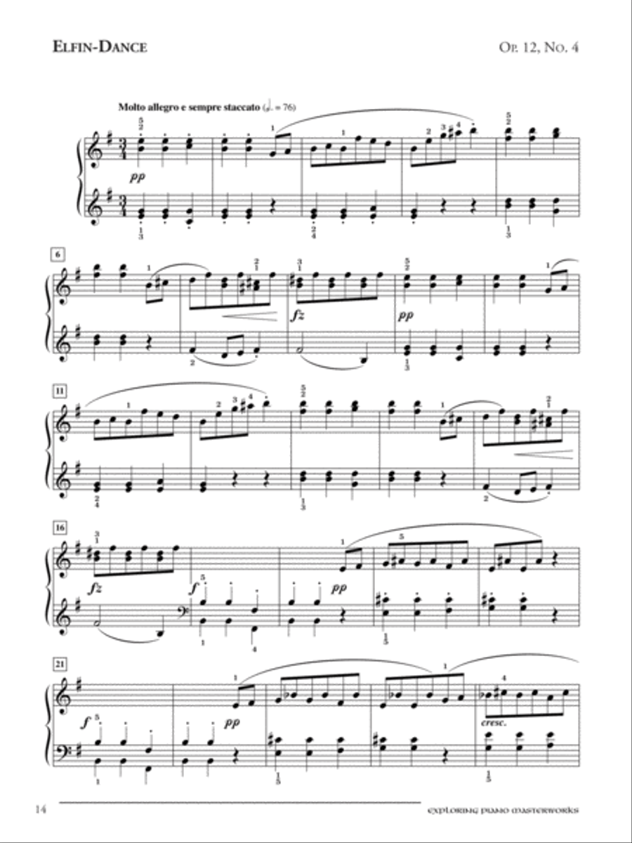 Exploring Piano Masterworks Piano Solo scores gallery preview page 6
