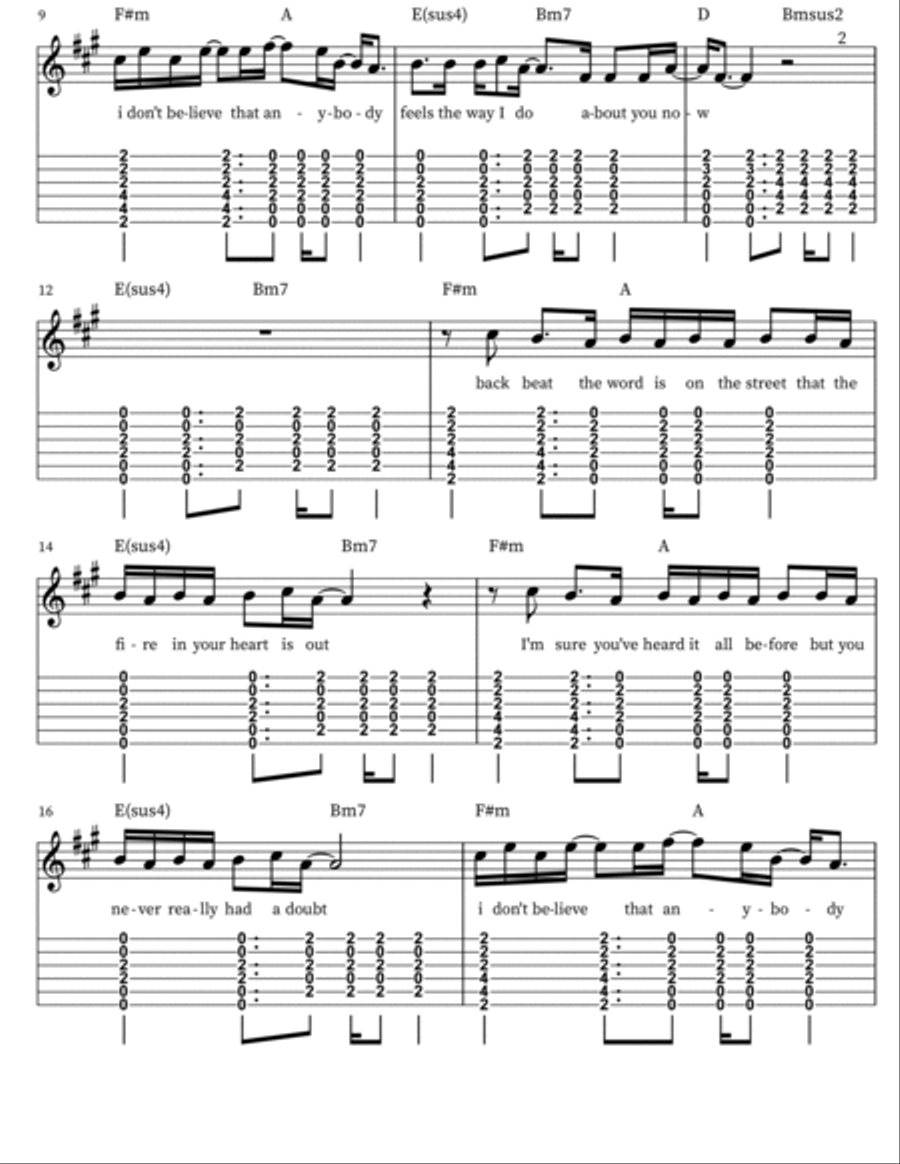 WonderWall - Violin WonderWall - Violin Violin scores gallery preview page 2