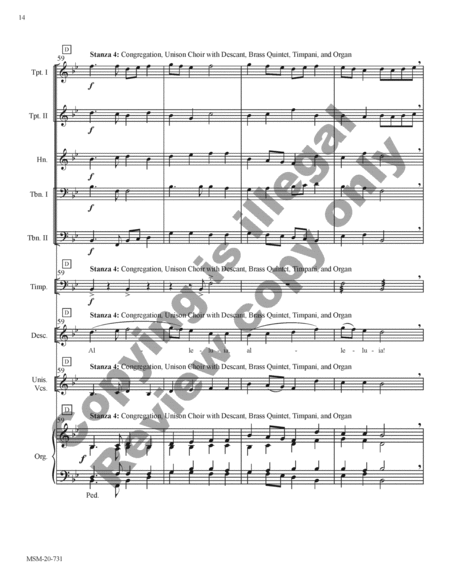 Three Congregational Hymn Settings for Brass