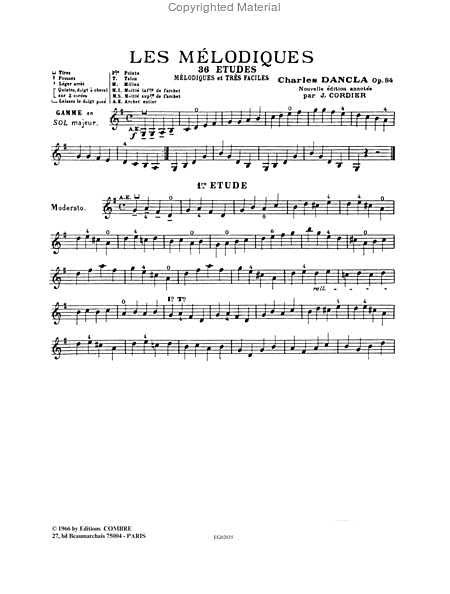 Etudes melodiques (36) Op. 84