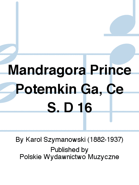 Mandragora Prince Potemkin Ga, Ce S. D 16