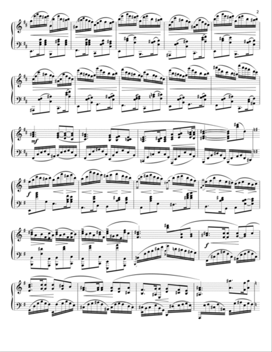 Septet for Persian Instruments (Mvt. II, arr. for Piano) Piano Solo scores gallery preview page 2