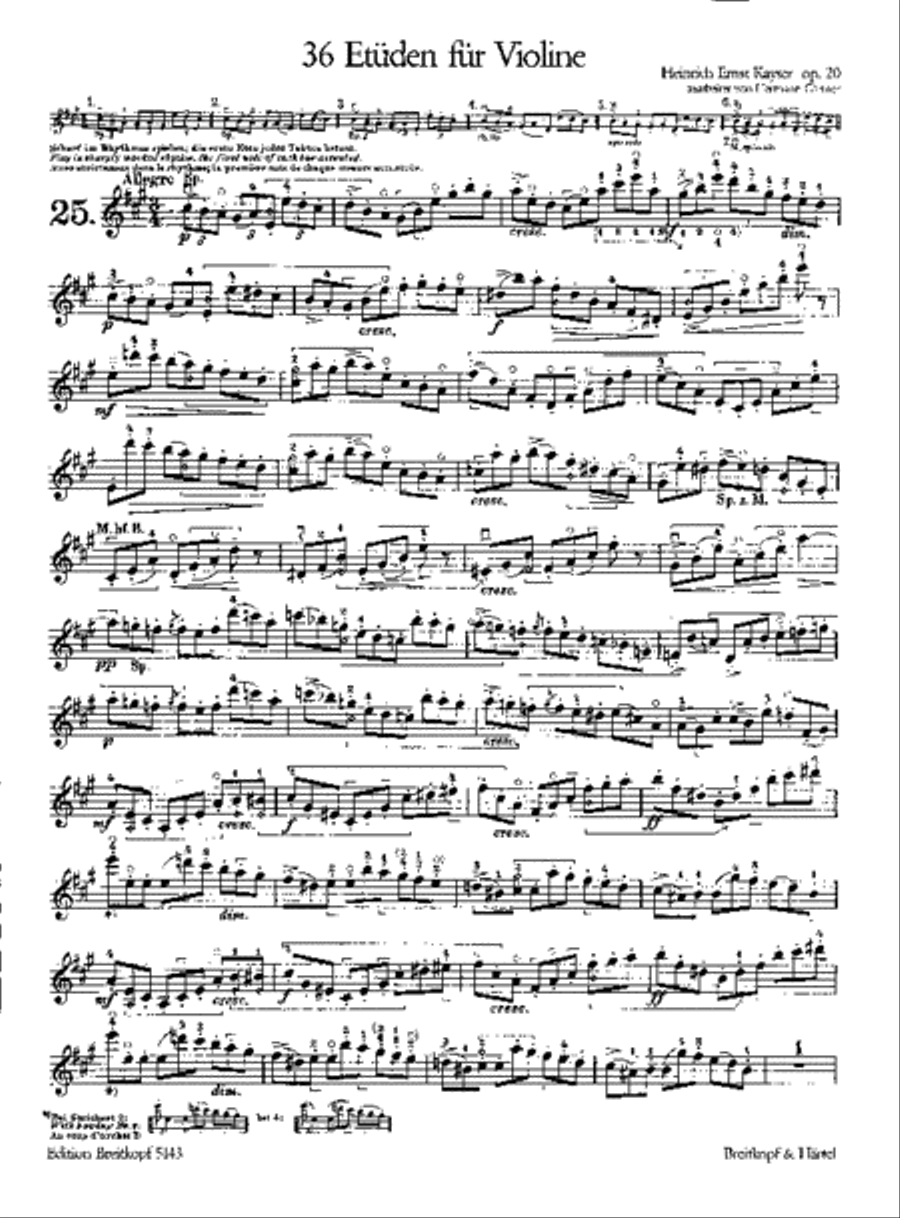 36 Studies Op. 20