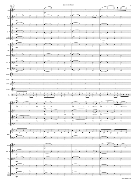 Deus Choral Rock (SAB Choir - Orchestra - Rock Band) image number null