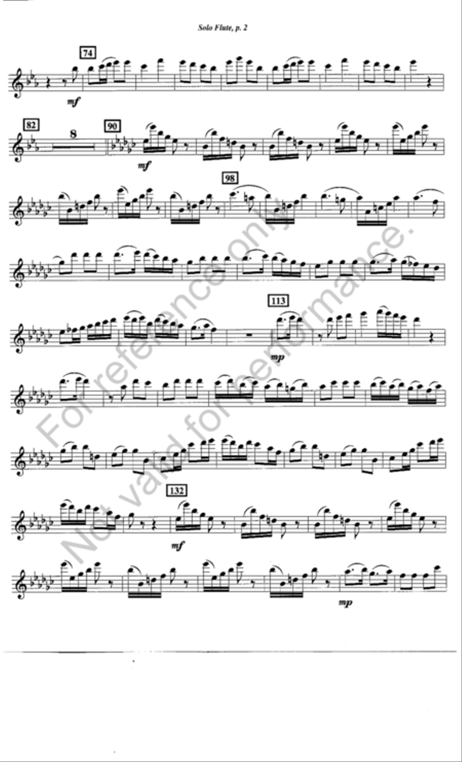 Classical Rondo Flute Solo scores gallery preview page 3