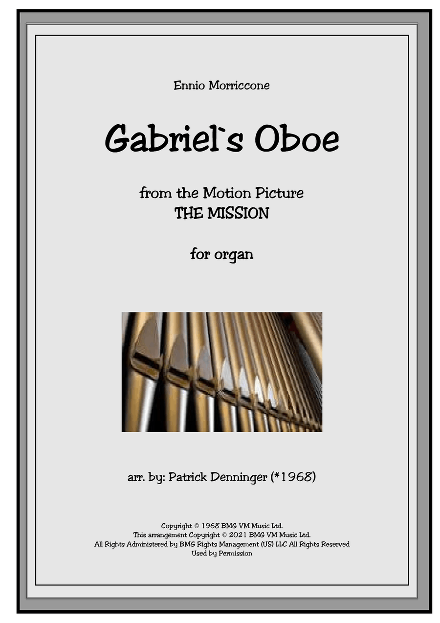 Gabriel's Oboe Organ Solo scores gallery preview page 1