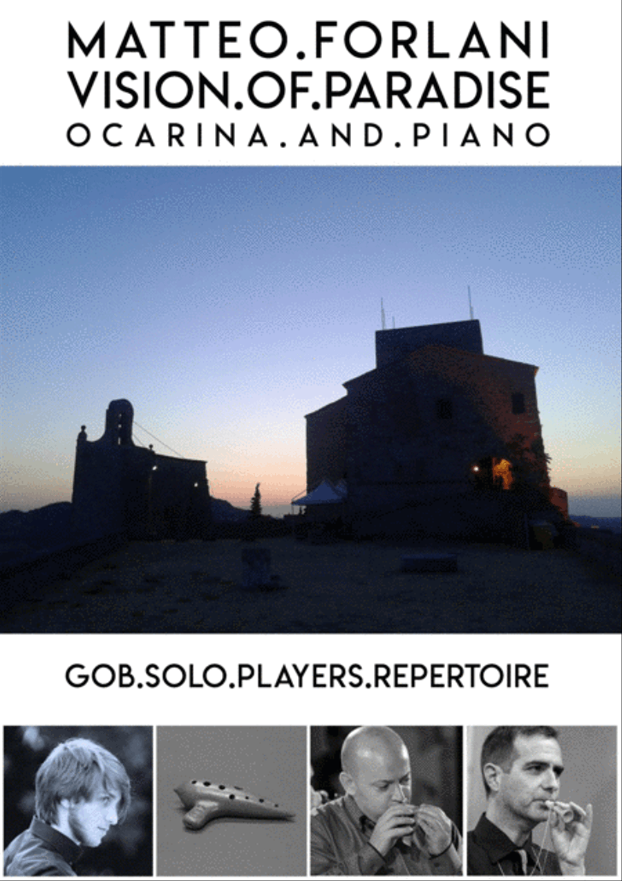 VISION OF PARADISE: ocarina and piano Piano Solo scores gallery preview page 1