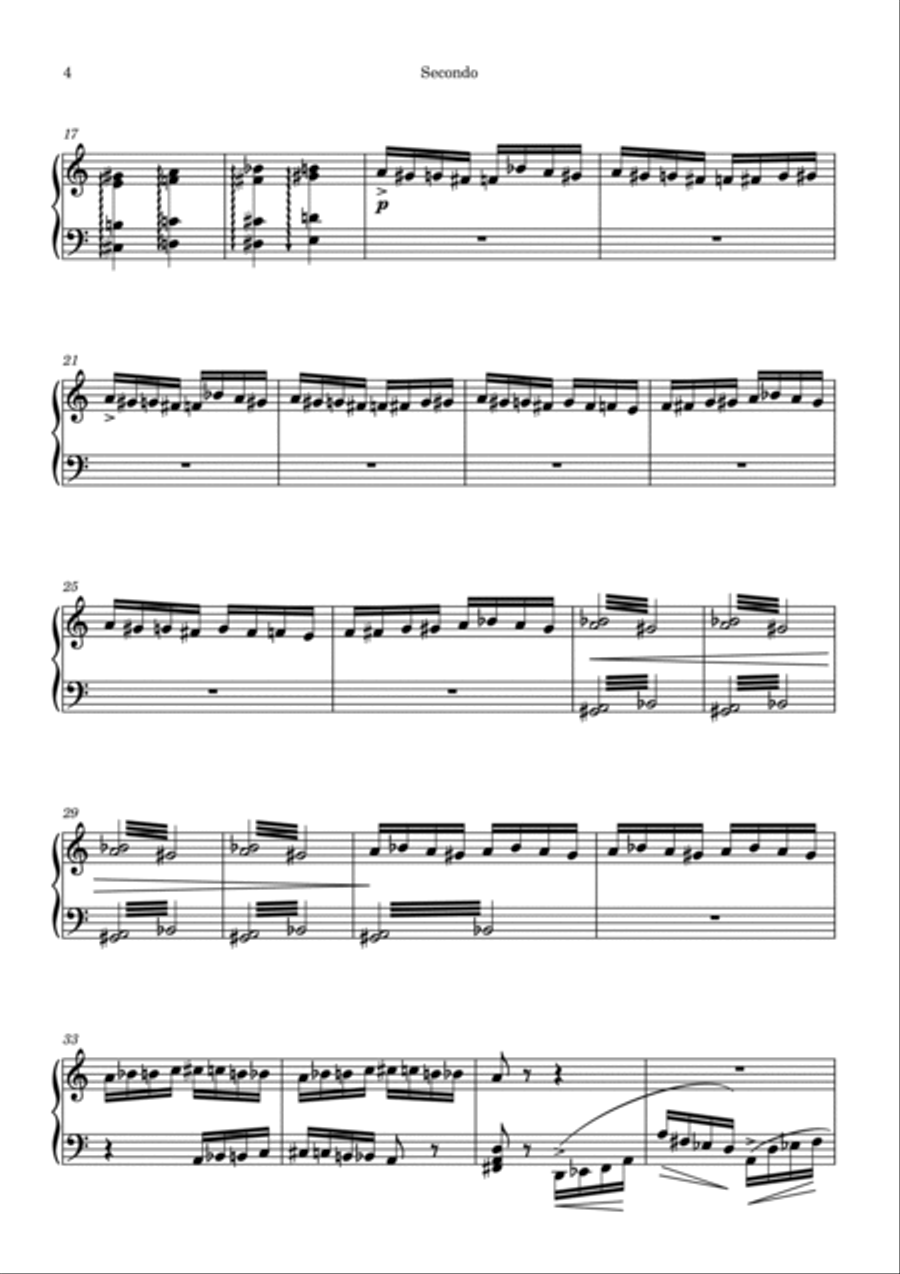 Flight of the Bumblebee for piano - Four Hands Flight of the Bumblebee for piano - Four Hands 1 Piano, 4-Hands scores gallery preview page 4