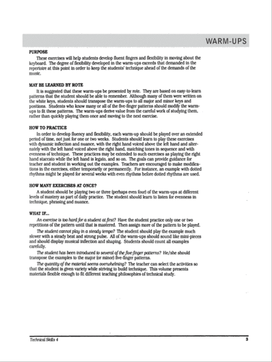 Masterwork Technical Skills Piano Method scores gallery preview page 4