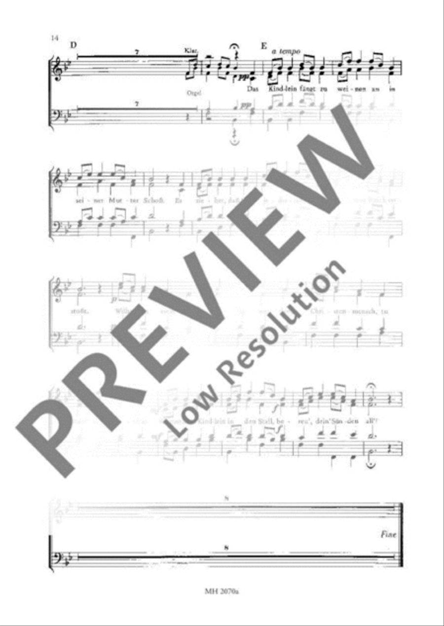 Wössener Weihnachtsmesse Wössener Weihnachtsmesse Mixed Choir scores gallery preview page 15