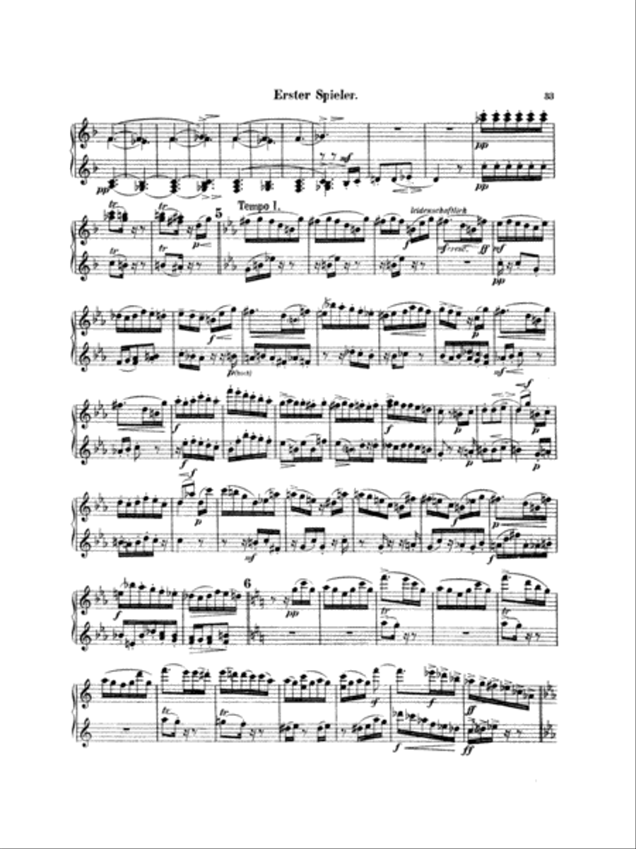 Mahler: Symphony No. 4, in G Major Piano Duet scores gallery preview page 6