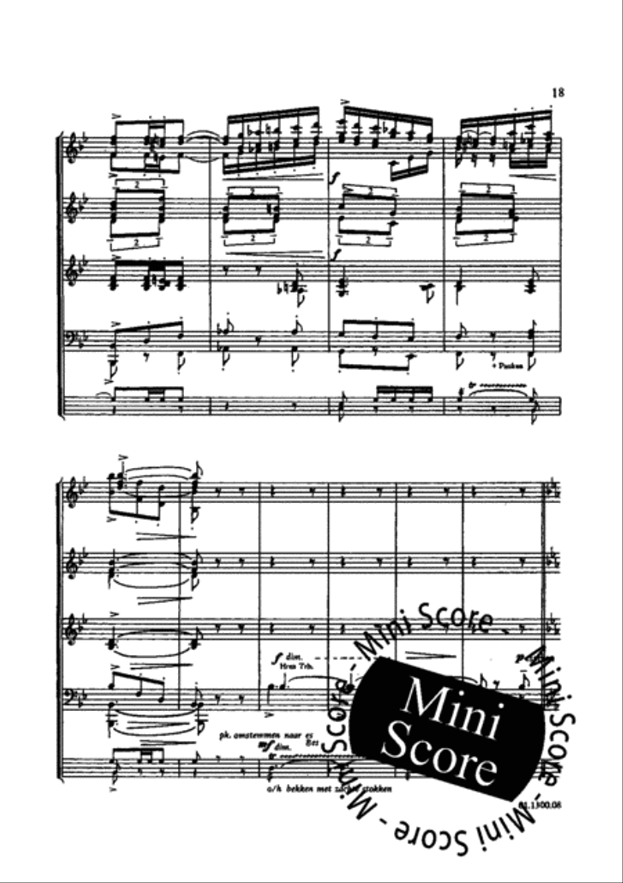 Spaans Nederlandse Dans Concert Band scores gallery preview page 21