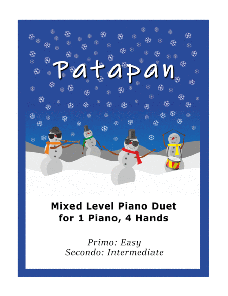 Patapan (Easy Piano Duet; 1 Piano, 4-Hands) image number null