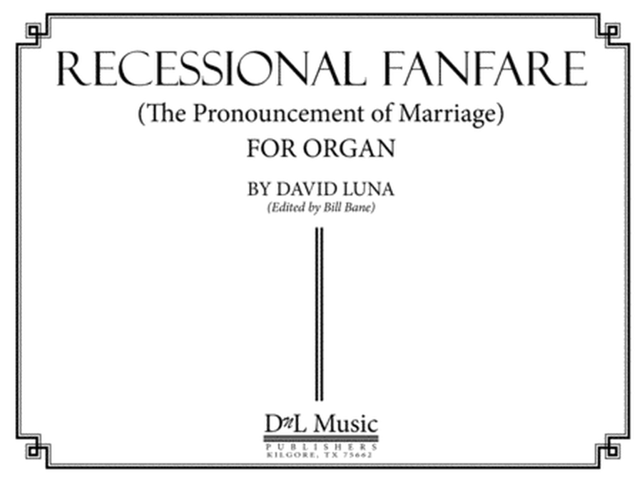 Recessional Fanfare: The Pronouncement of Marriage image number null