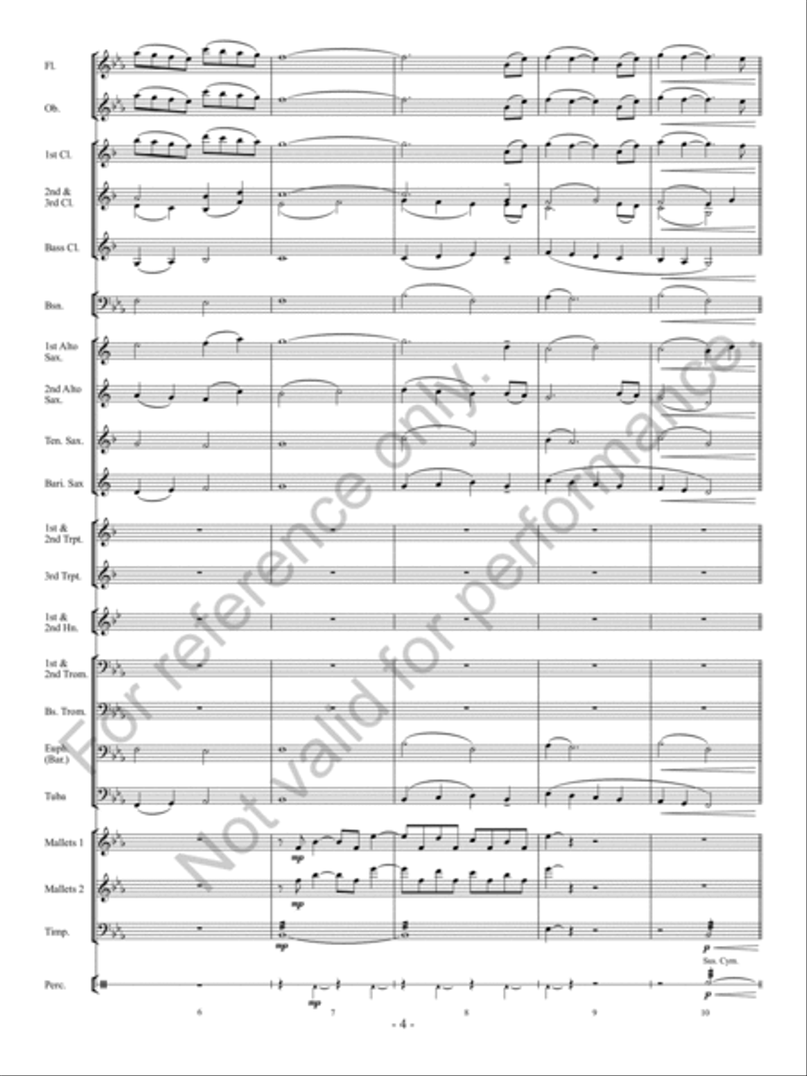 The Meeting Place Concert Band scores gallery preview page 5