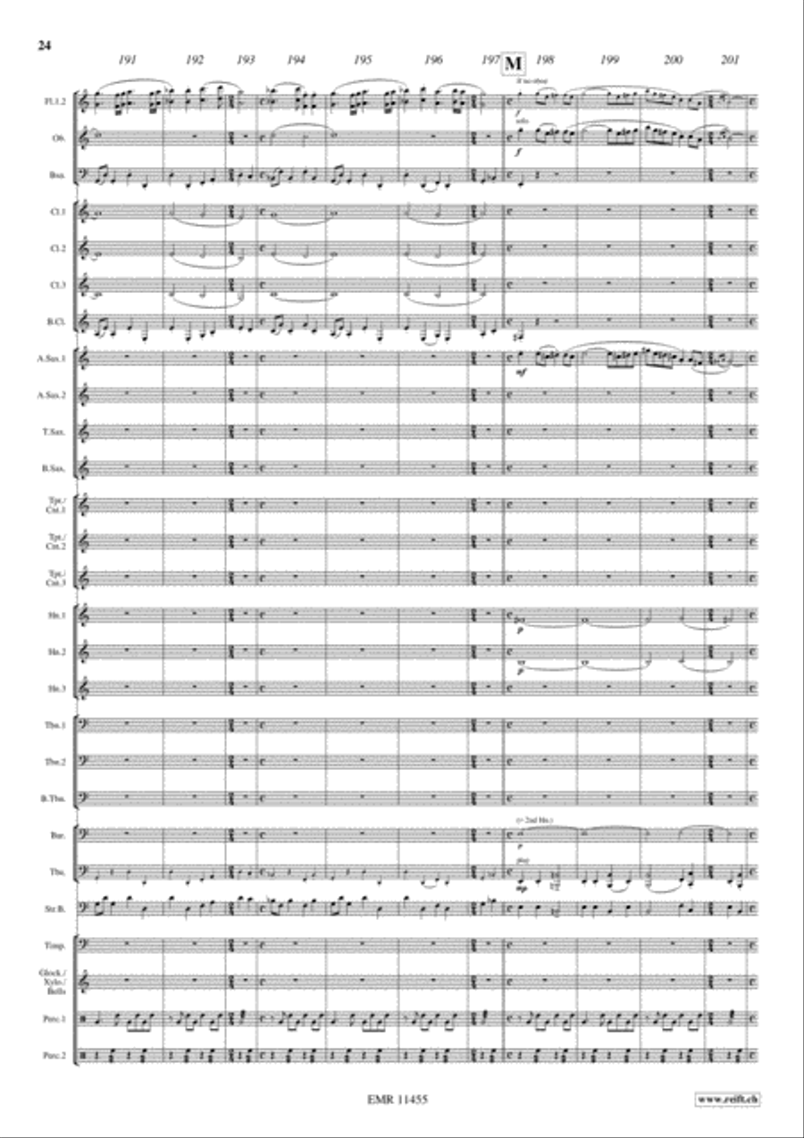 Ben Hur Suite Concert Band scores gallery preview page 25