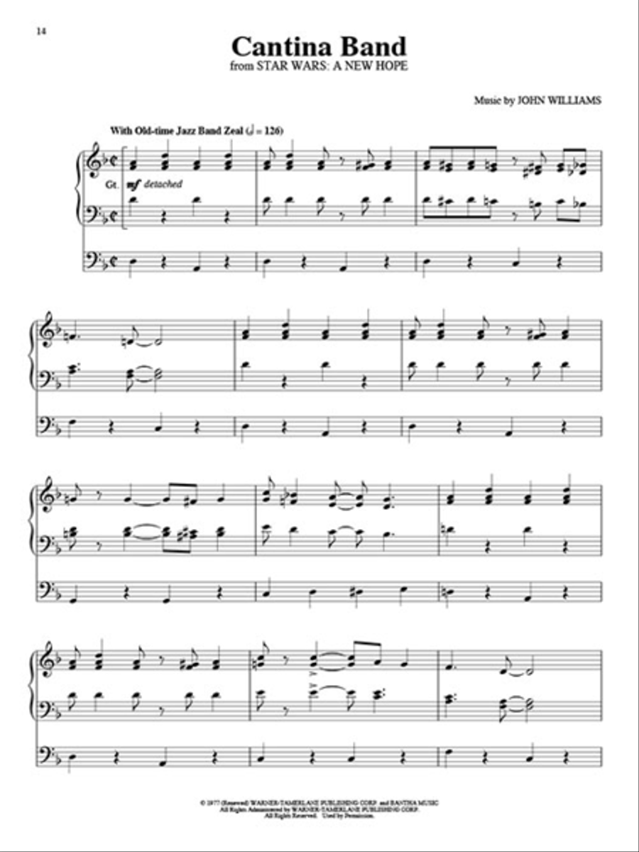 Star Wars for Organ Organ Solo scores gallery preview page 5