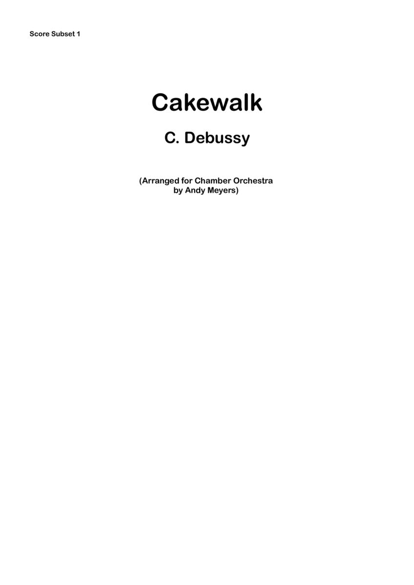 Cakewalk image number null