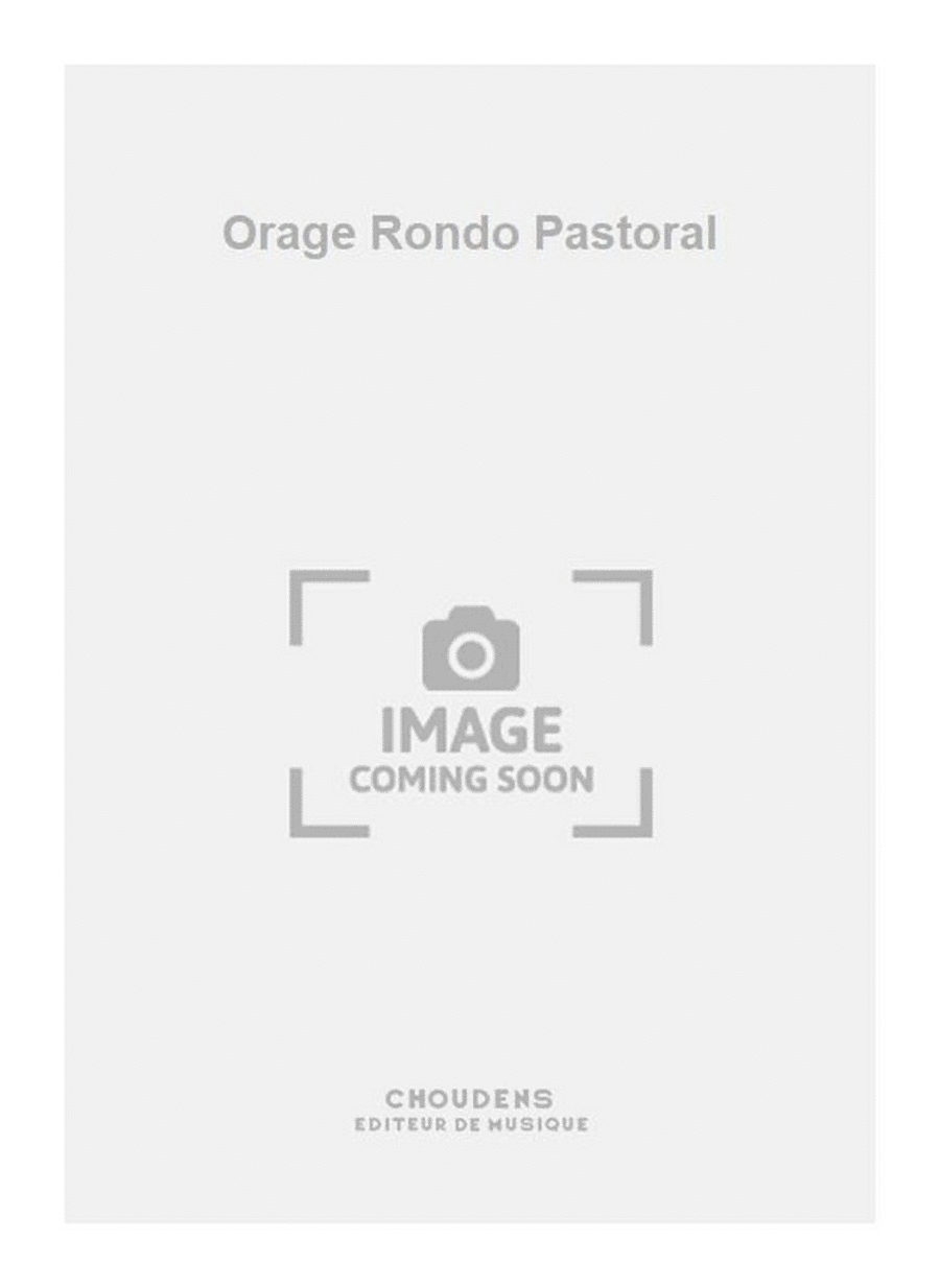 Orage Rondo Pastoral Piano Solo scores gallery preview page 1