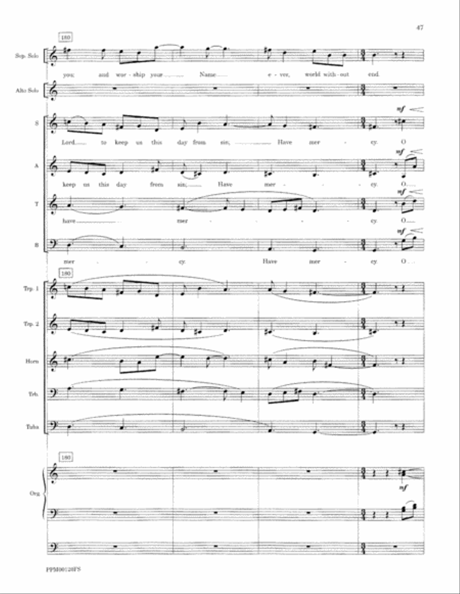 Transfiguration: An Ecumenical Mass - Full Score Divisi scores gallery preview page 50
