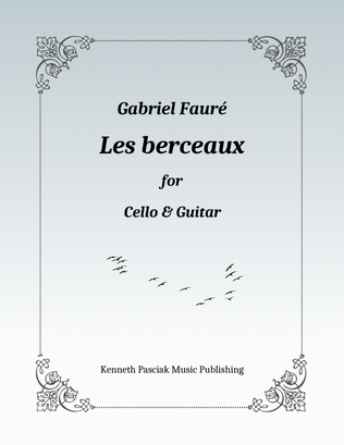 Book cover for Les berceaux (for Cello & Guitar)
