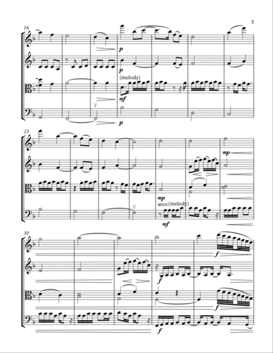 Black Swan String Quartet scores gallery preview page 3