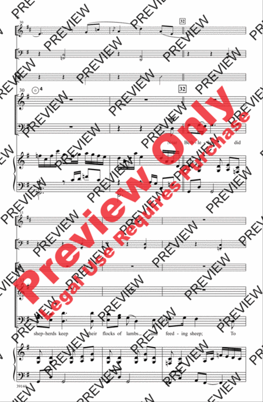 Enniscorthy Carol Enniscorthy Carol 4-Part scores gallery preview page 6