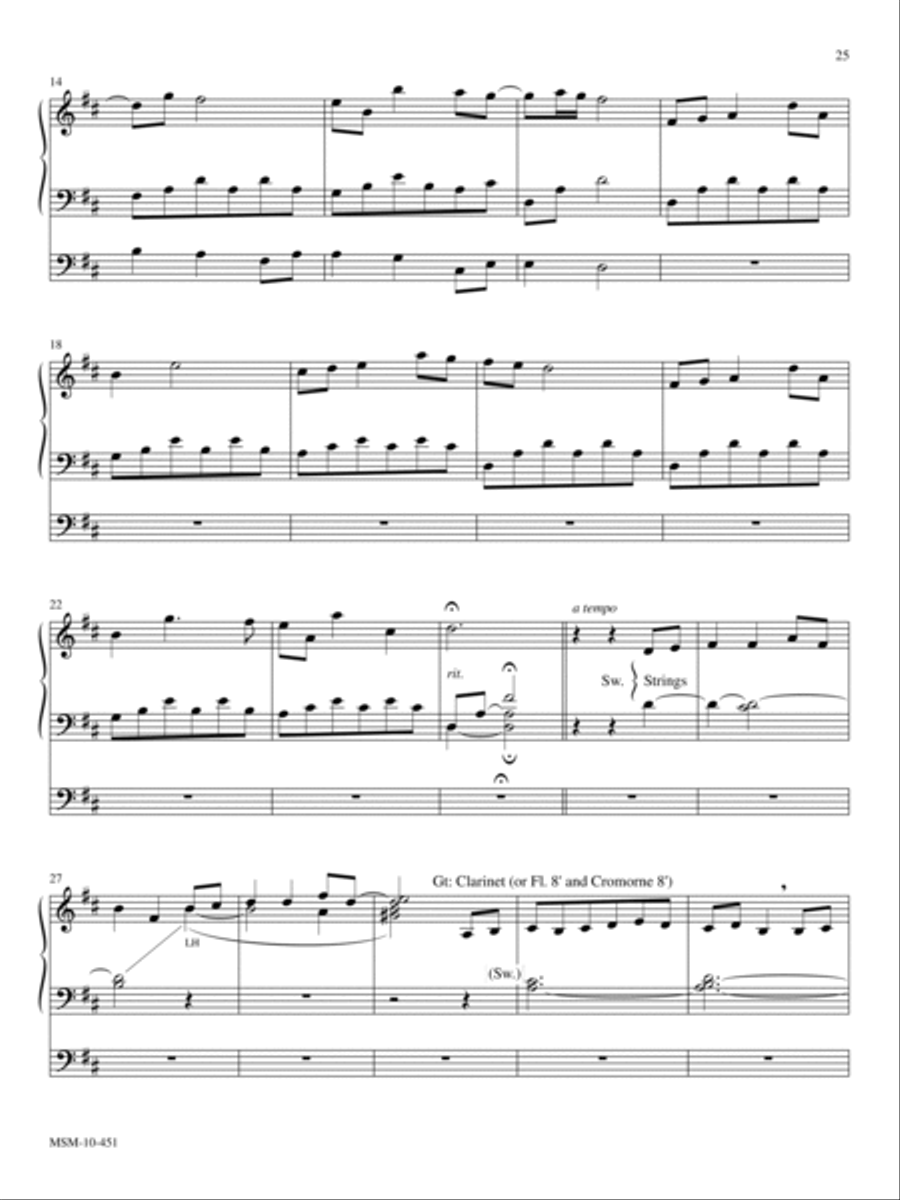 The Promised Land: Five Hymn Arrangements for Organ Organ Solo scores gallery preview page 10