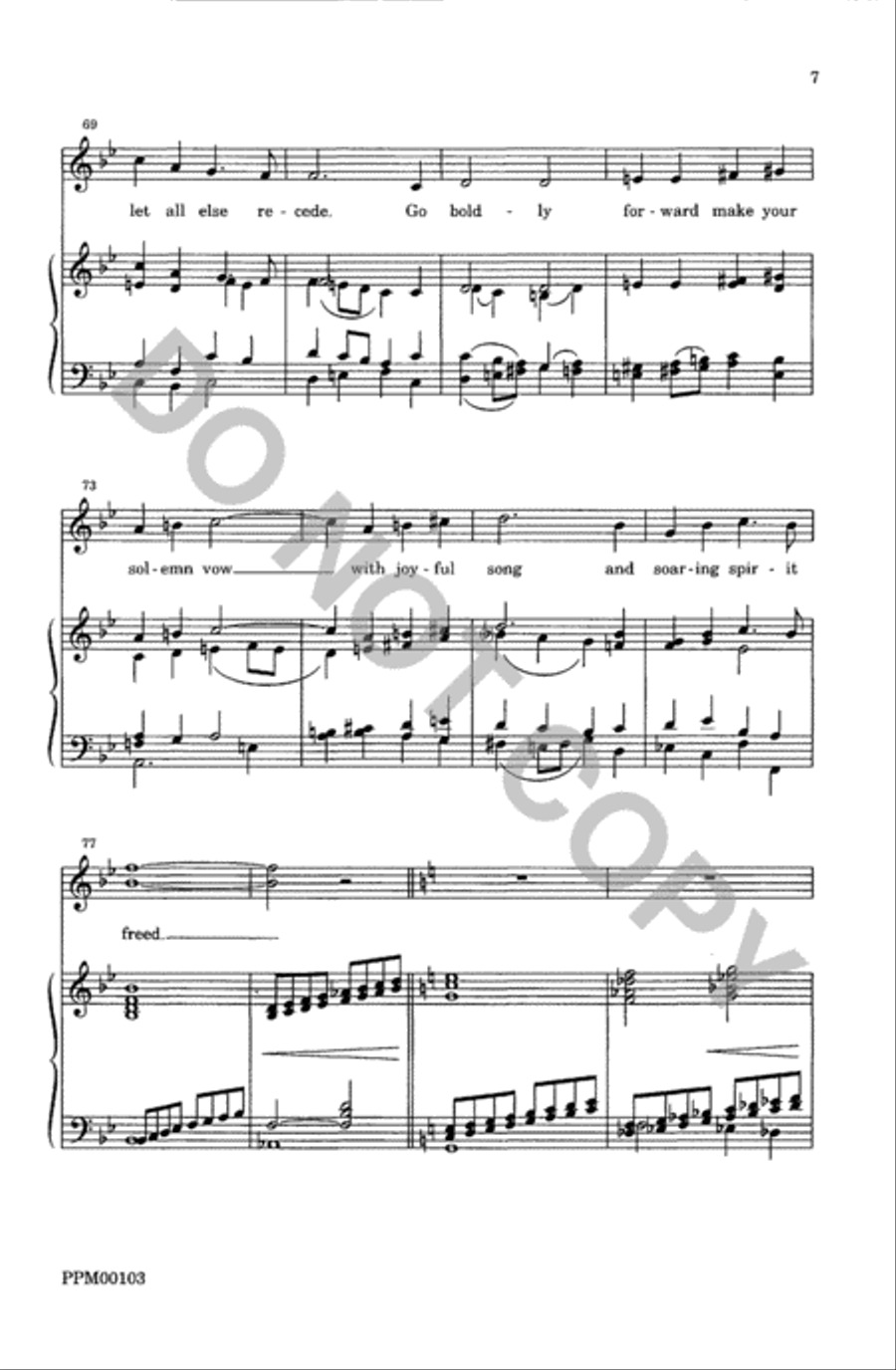 All You Who with Bright Hope 4-Part scores gallery preview page 8