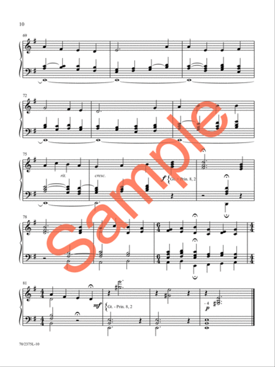 Music for a Joyous Christmas, Vol. 2 Organ Solo scores gallery preview page 9