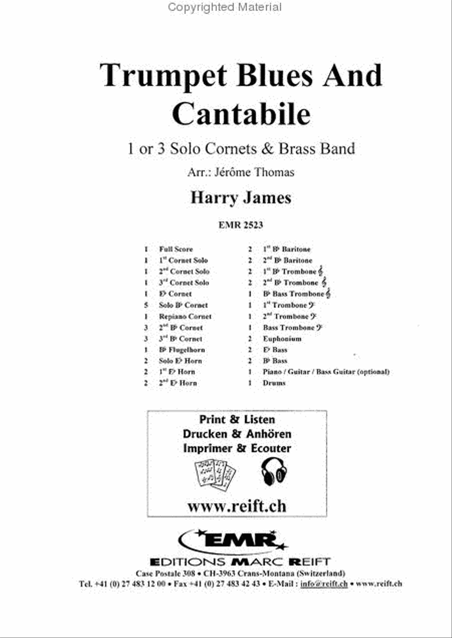 Trumpet Blues and Cantabile Brass Band scores gallery preview page 2