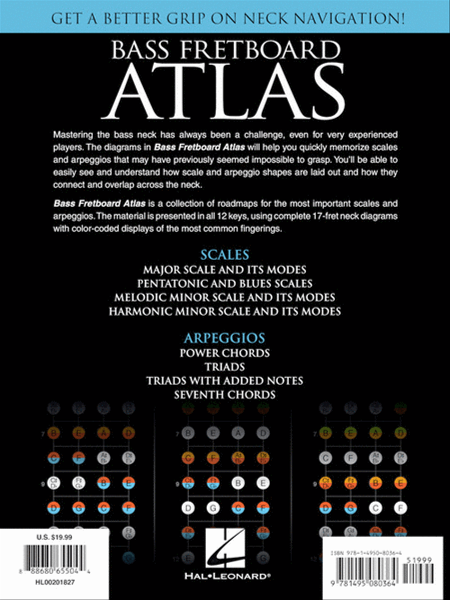 Bass Fretboard Atlas Bass Fretboard Atlas Collection / Songbook scores gallery preview page 6