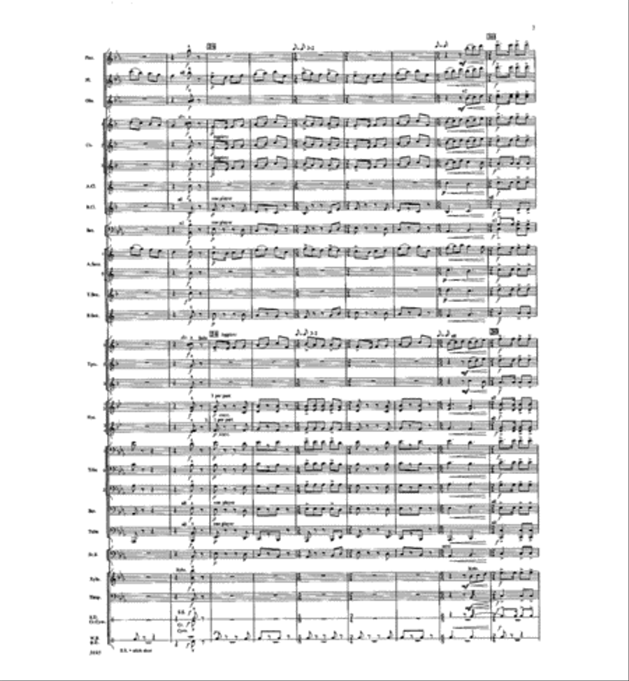 In All Its Glory Concert Band scores gallery preview page 5