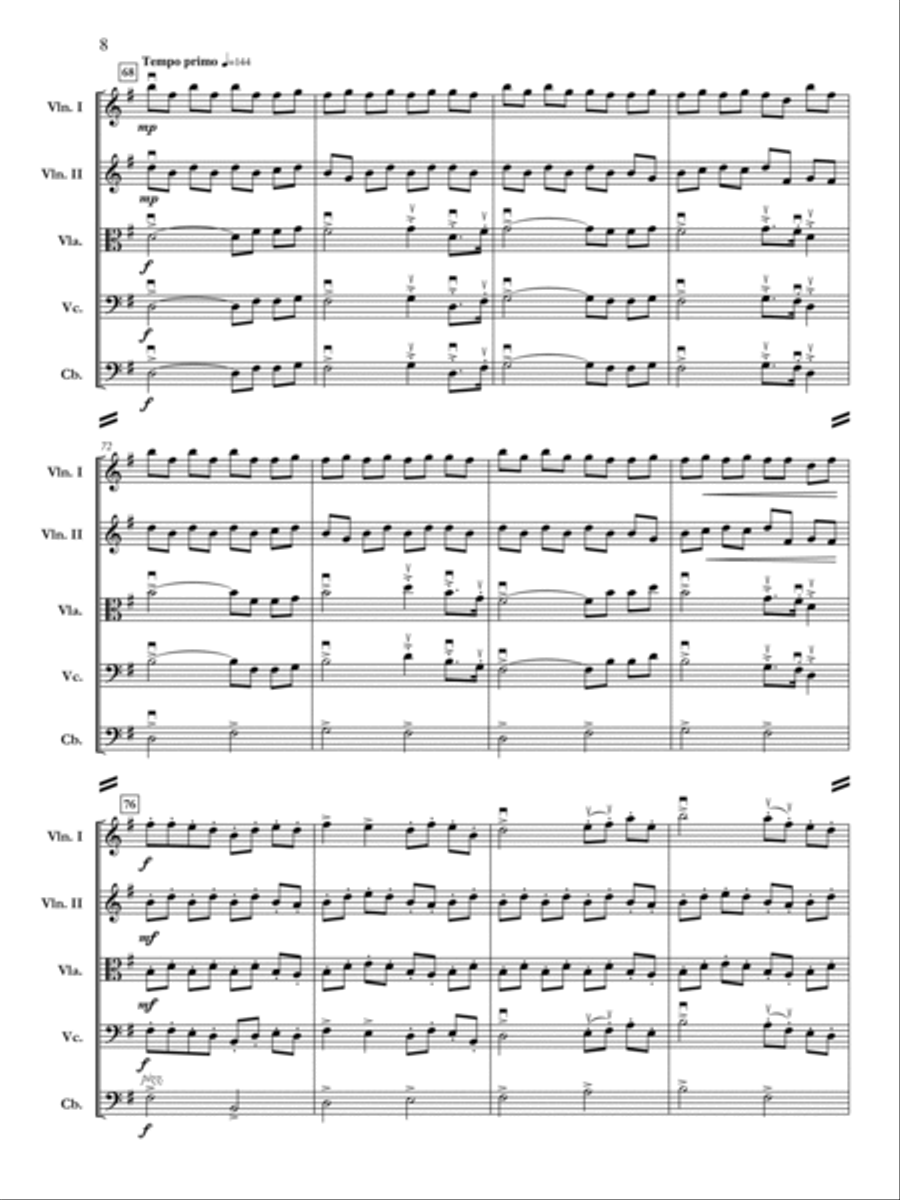 Gamelan Fantasy Orchestra scores gallery preview page 9